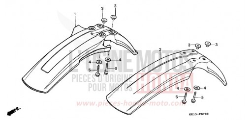AILE AVANT XR250RE de 1984